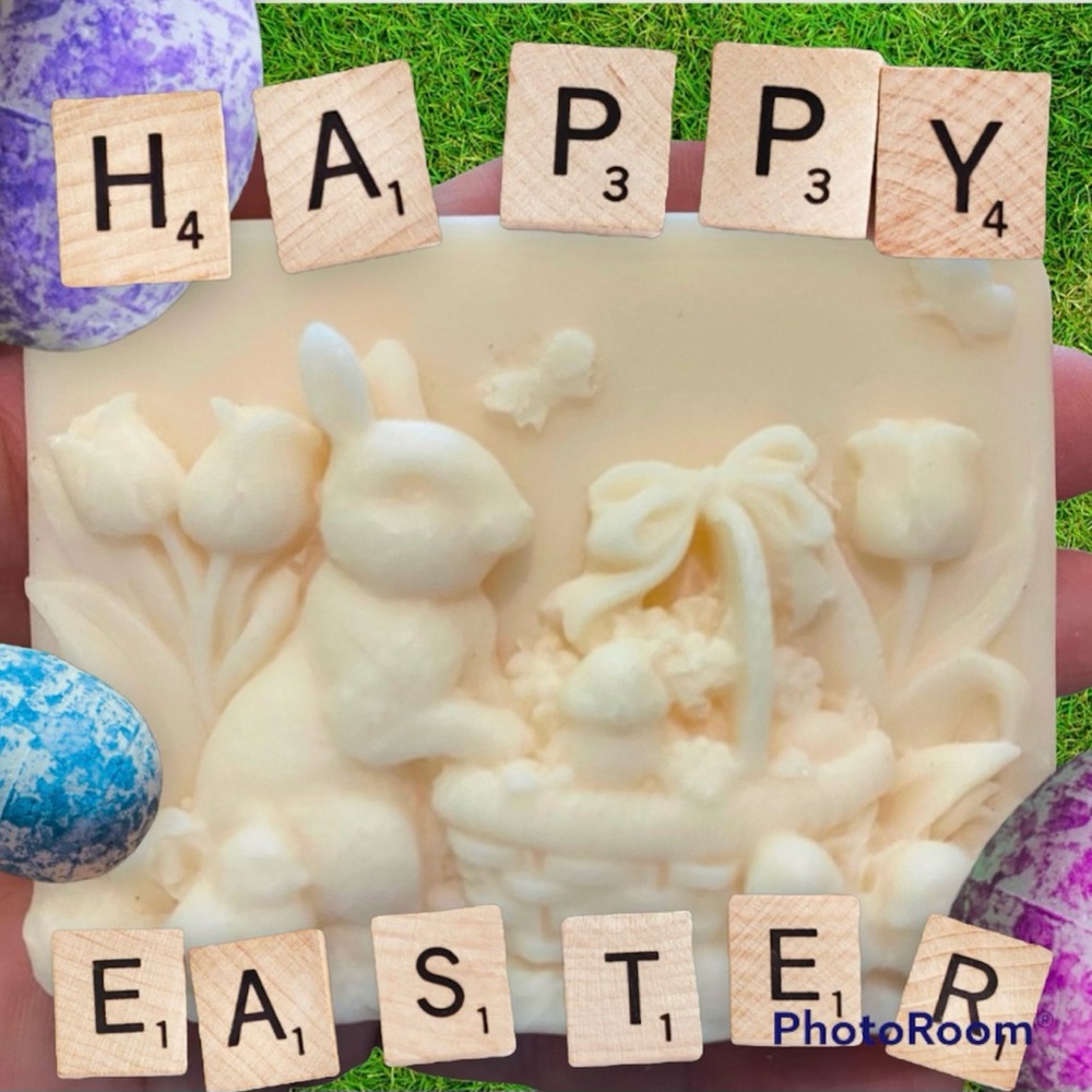🆕 Easter Bunny Carmelite Oaks Farm Handmade Oatmeal and Honey Goat Milk …